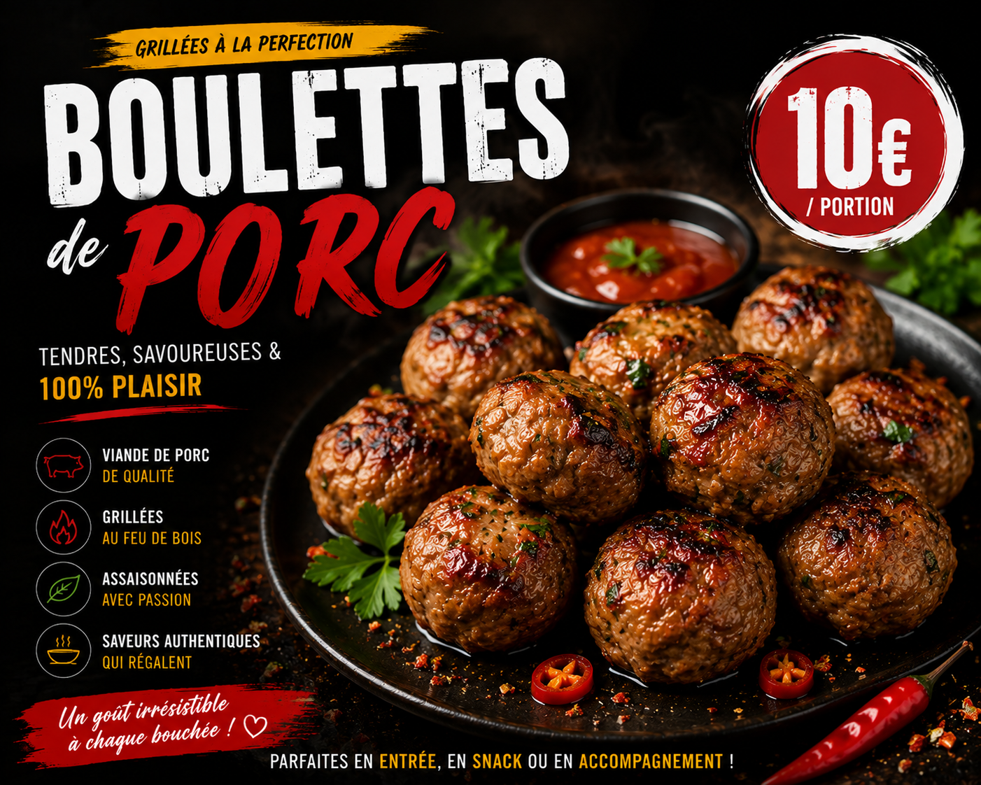 Boulettes de porc