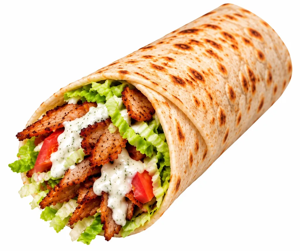Mini durum classique (gyros + crudités)