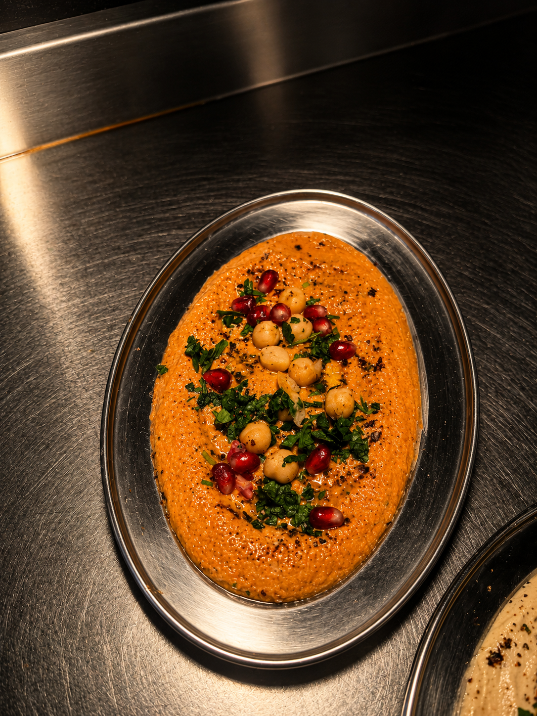 Cheese and smoked red pepper mezze