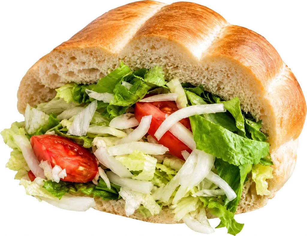 Pita géante végétarienne