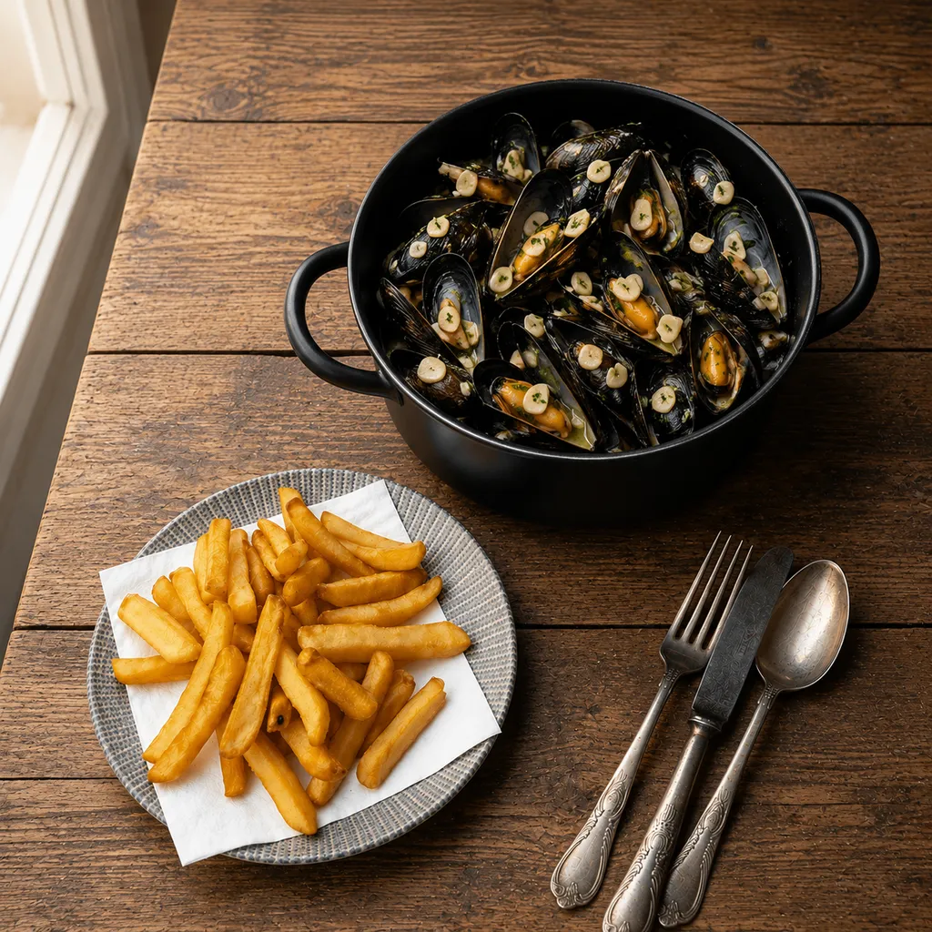 Moules à l'ail