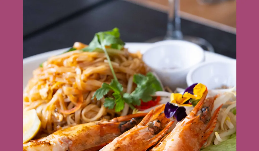 Pad thai gambas