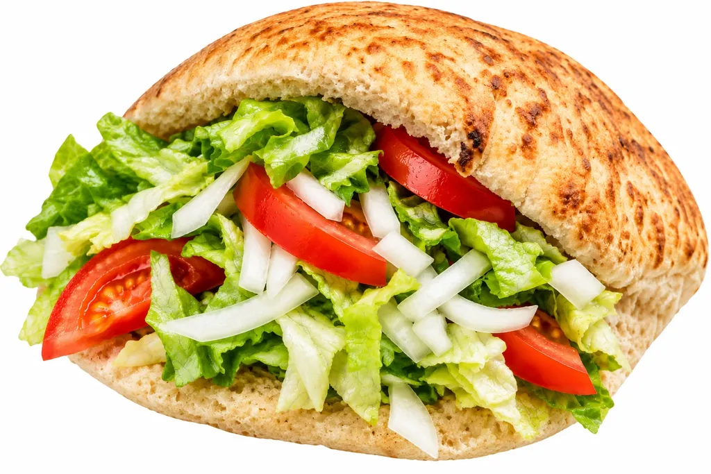 Pita moyenne végétarienne