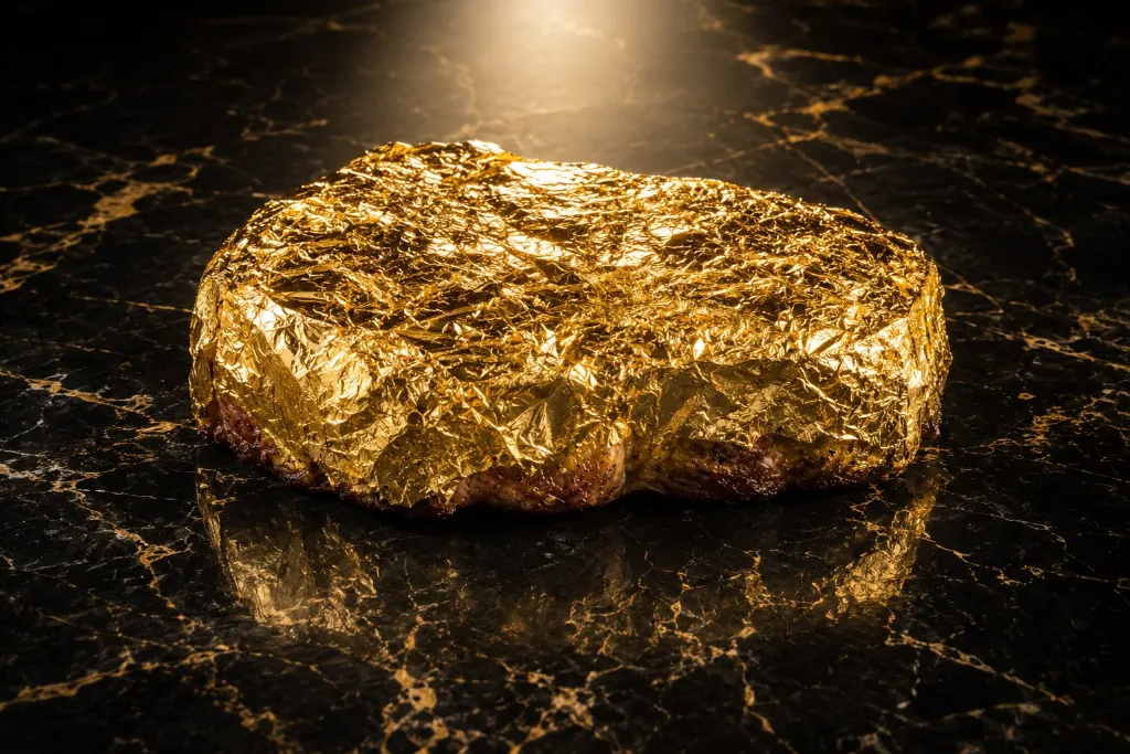 Gold entrecôte black Angus australienne un kilo