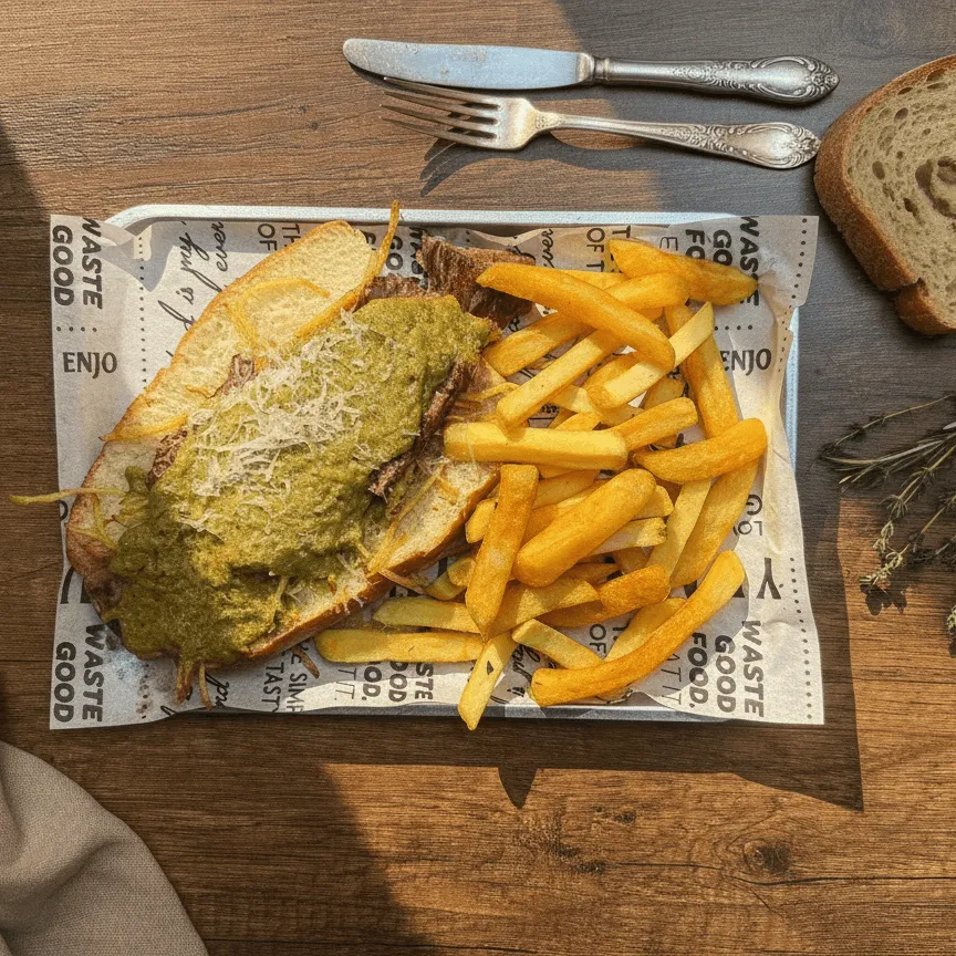 Brioche steak cafe de paris
