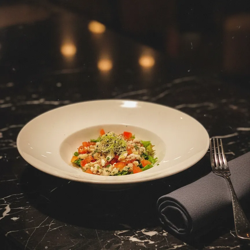 Salade de Rouget et Calamar à la Mauricienne
