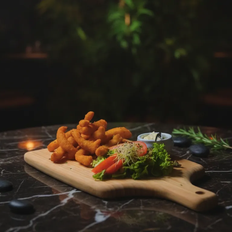Bâtonnets de Calamars Frits et Sauce Tartare Maison