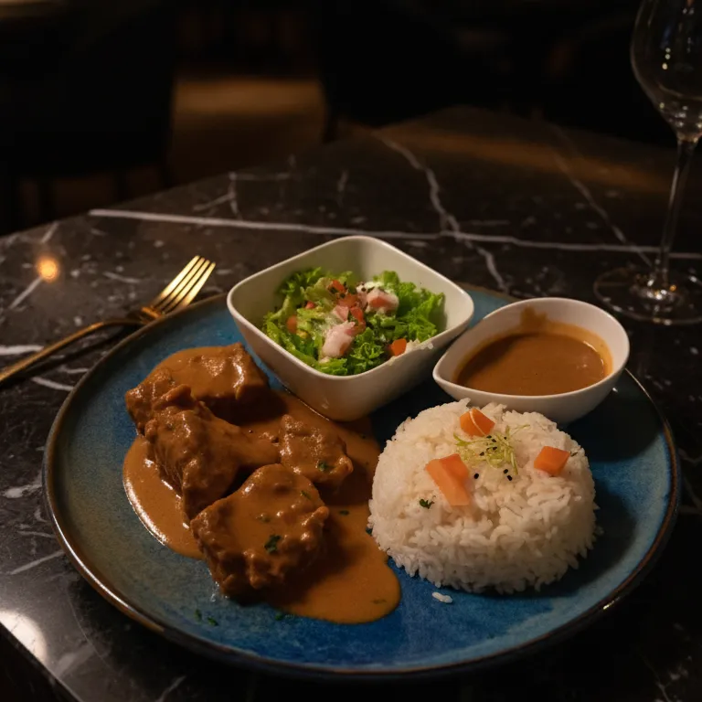Filet de Poulet Grillé Sauce Cacahuètes