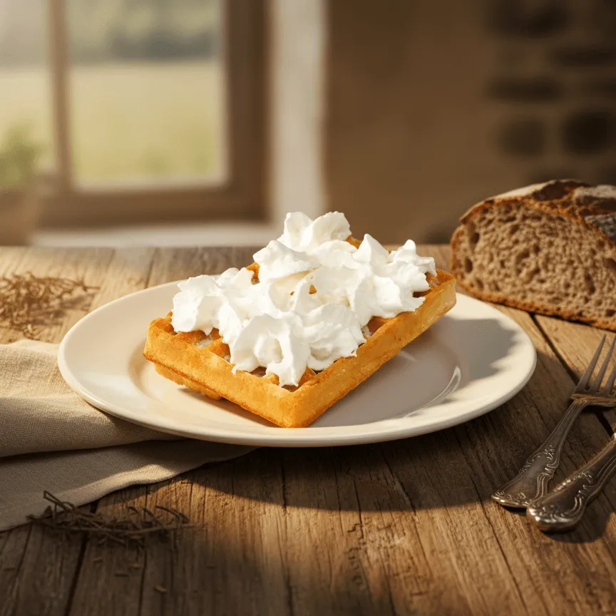 Gaufres à la chantilly