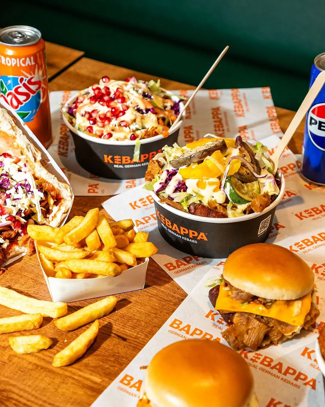 Sandwichs, bowls, burgers et frites