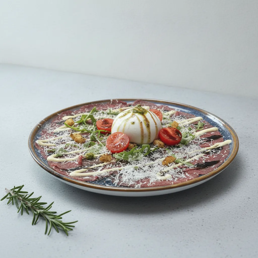 Carpaccio buratta