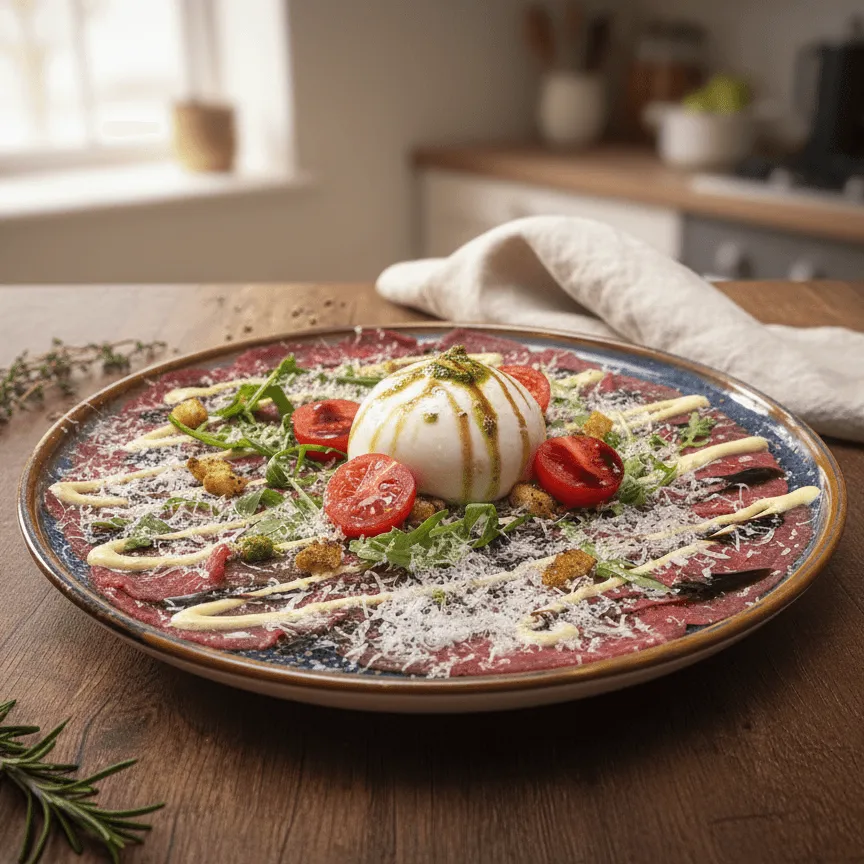 Carpaccio buratta