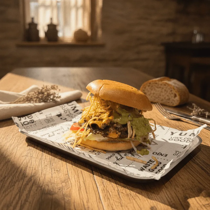 Burger cafe de Paris