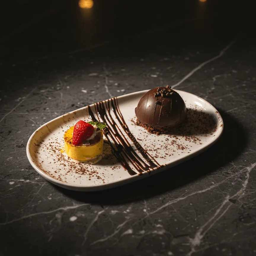 Dôme au chocolat